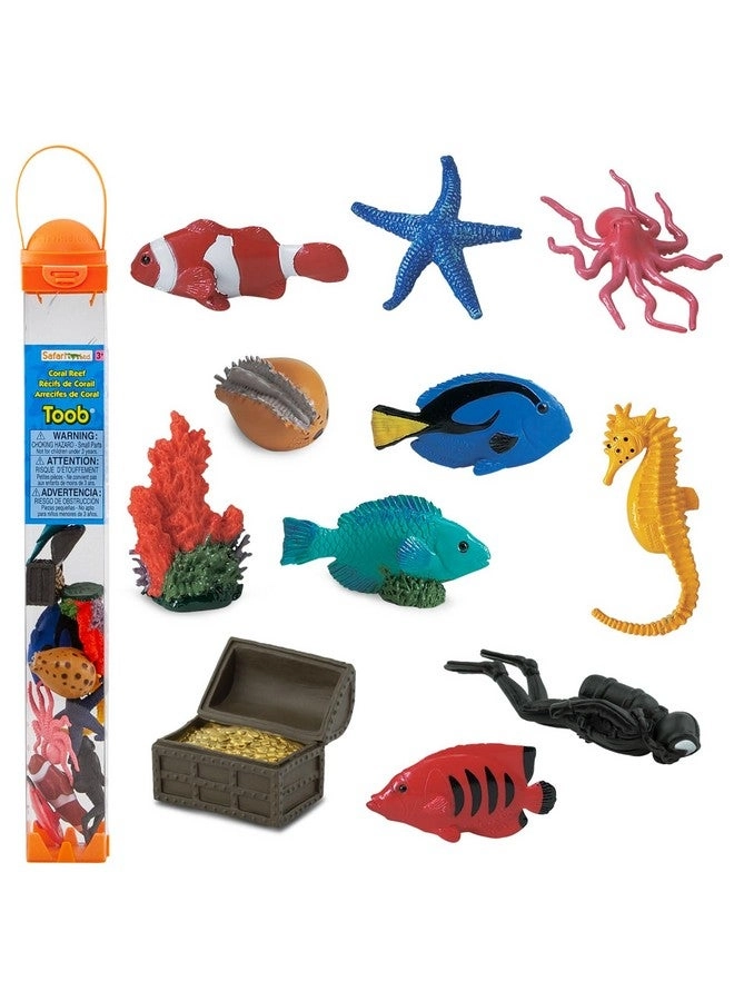 Safari Ltd Coral Reef Toob - Marine Life Figurines 11 pcs