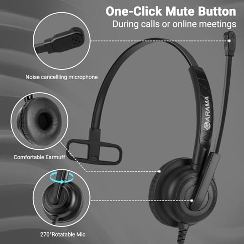 YM600U Wired Headset