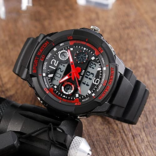 Digital Watch 42mm Plastic