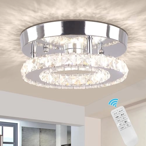 Mini Dimmable Crystal Chandelier