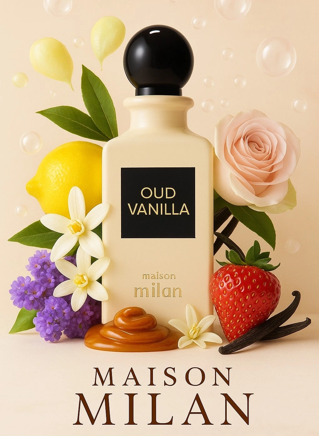maison milan Oud Vanilla Latte D'Arabia Eau de Parfum 90 ml