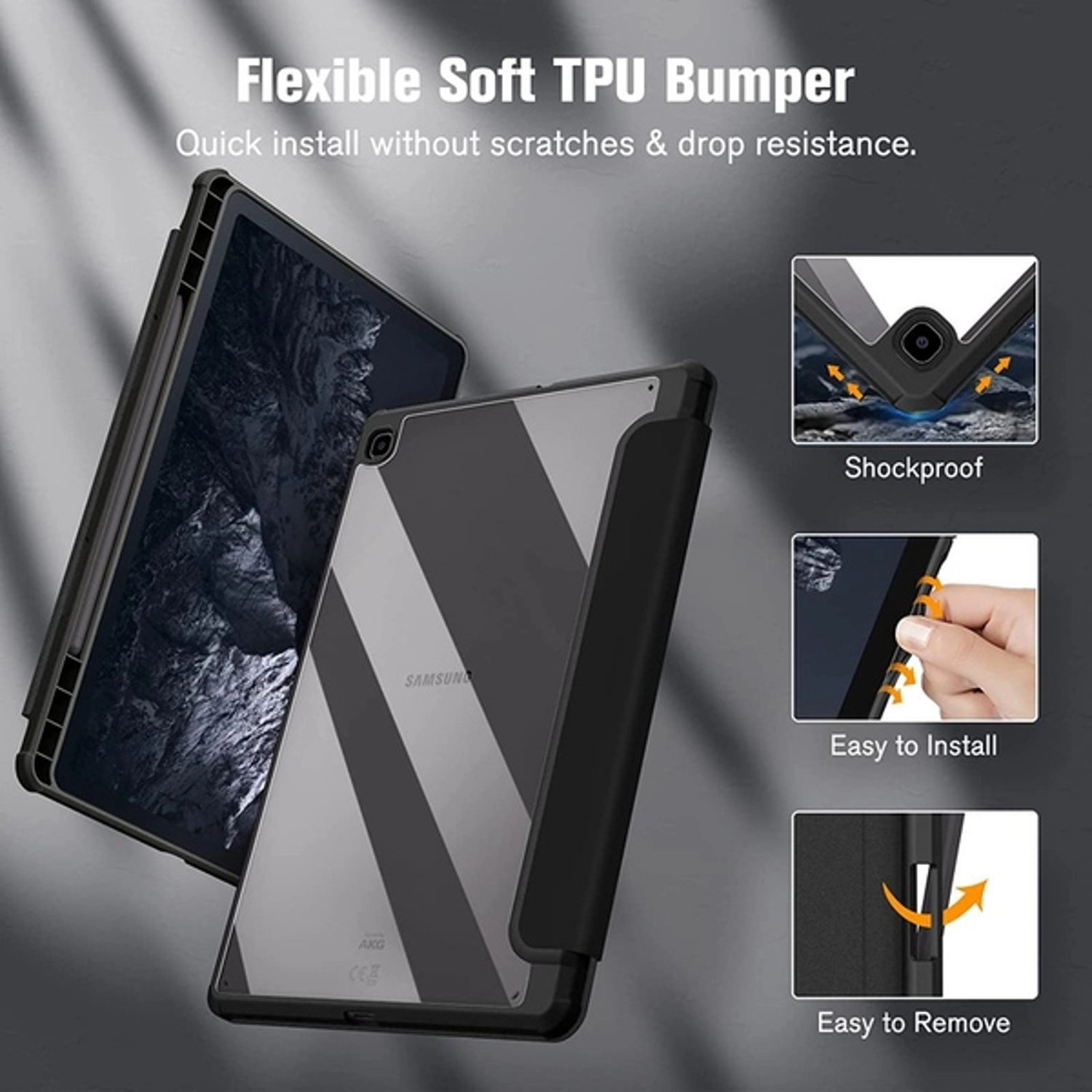 glassology Case with Screen Protector for Galaxy Tab S