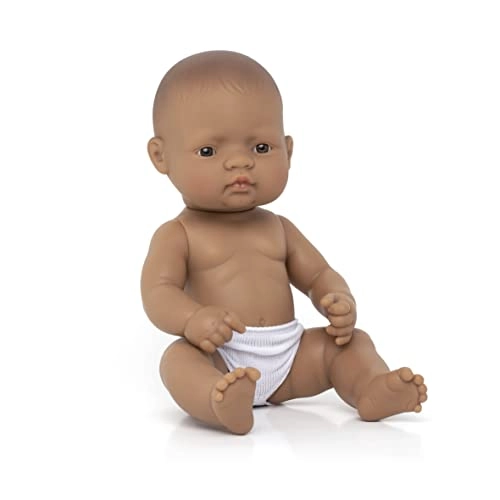 Miniland Educational Corp Hispanic Girl Baby Doll - 12 5/8 inches Vinyl Ages 10+