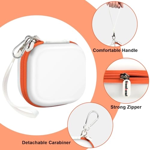 Hard Case Compatible with SIMO/for Skyroam Solis Lite - White Pouch