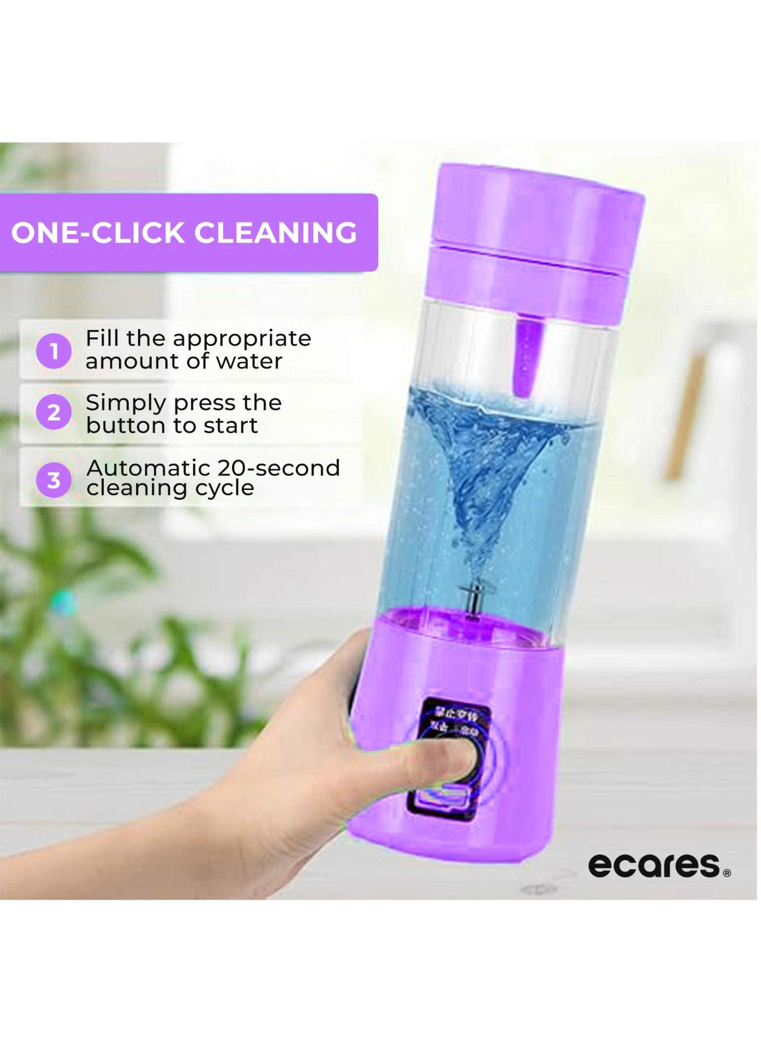 NG-01 - Portable USB Mini Blender Six Blades Lightweight