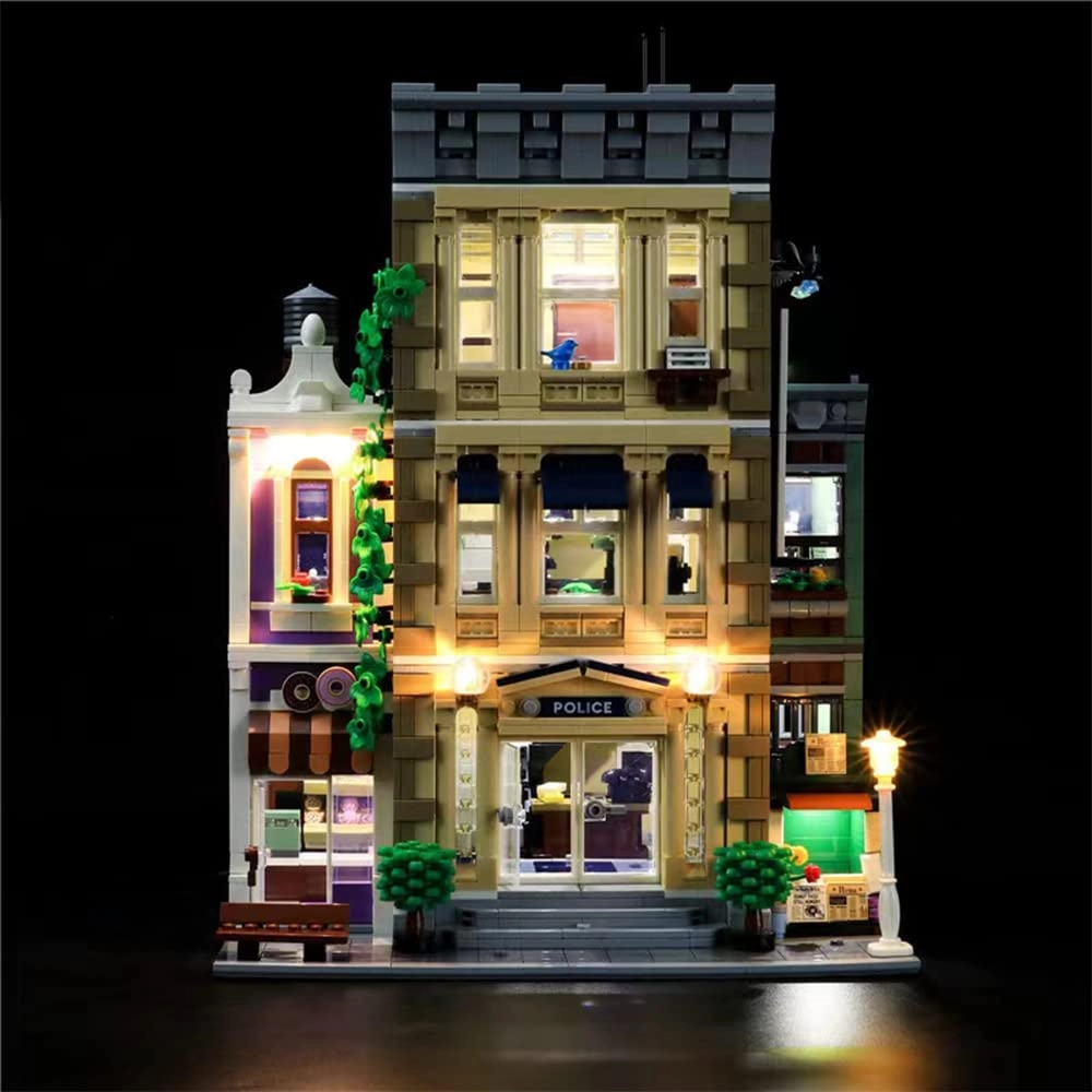 GEAMENT LED Lighting Kit for LEGO Police Station 10278