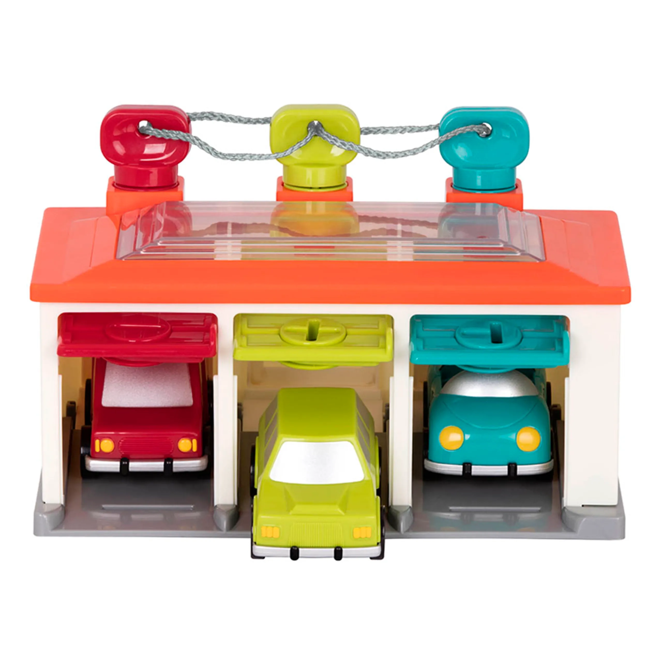 Battat Car And Garage Shape Sorter Playset - Suitable for 2 years & above