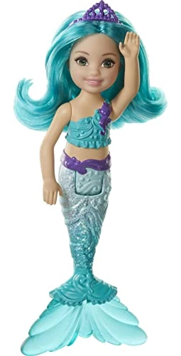 Barbie Dreamtopia Chelsea Mermaid Doll - 6.5-Inch Multicolor Ages 3+