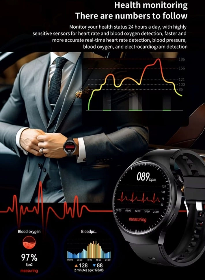 Round Smart Watch Set