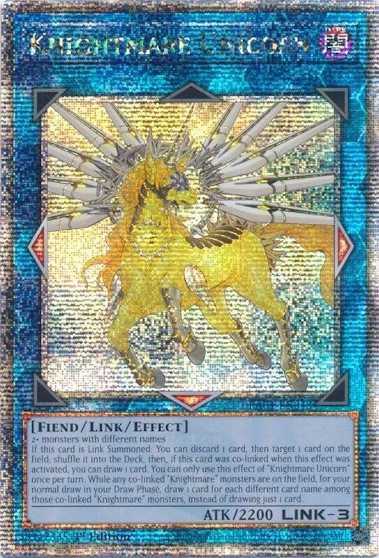 Yu-Gi-Oh! Knightmare Unicorn RA01-EN043 - 1st Edition