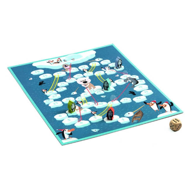 Snakes & Ladders: Polar Bear Iceberg Theme