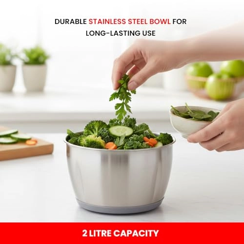 2-in-1 Electric Food Chopper - 2L