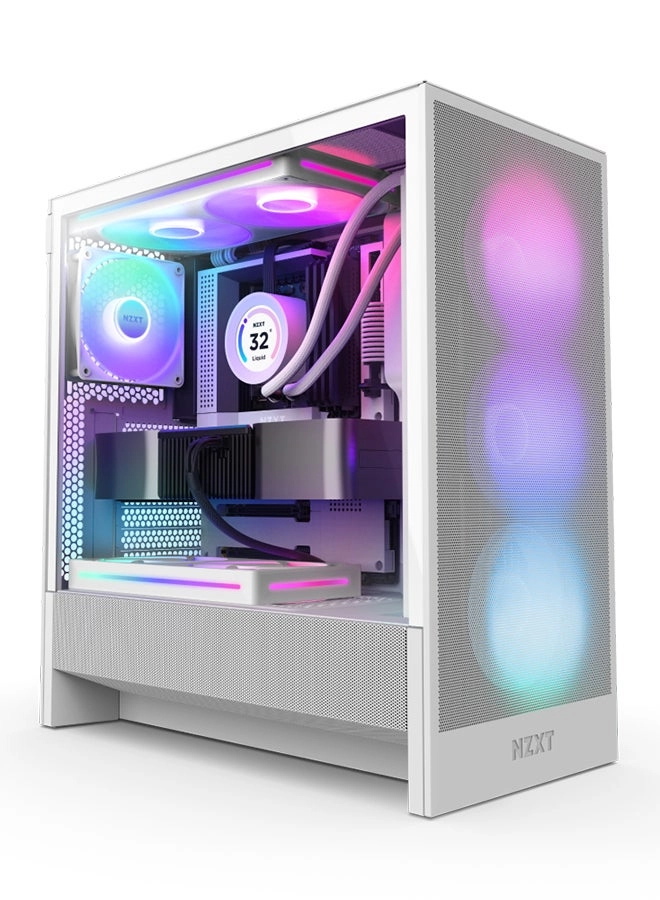 H5 Flow RGB - tempered glass side panel Mid-Tower ATX