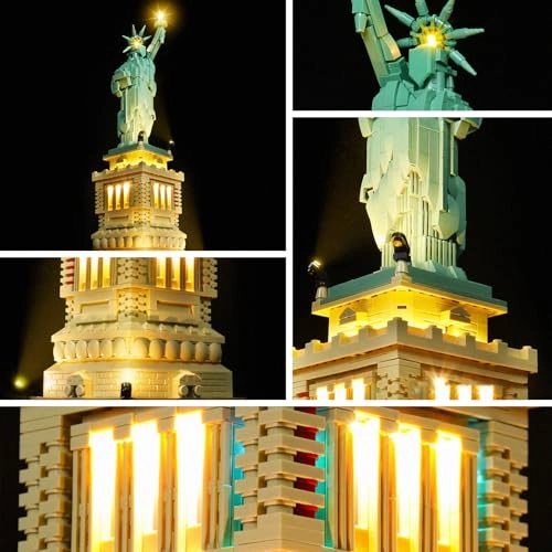Lighting Kit 21042 for LEGO Statue of Liberty 21042 - ABS