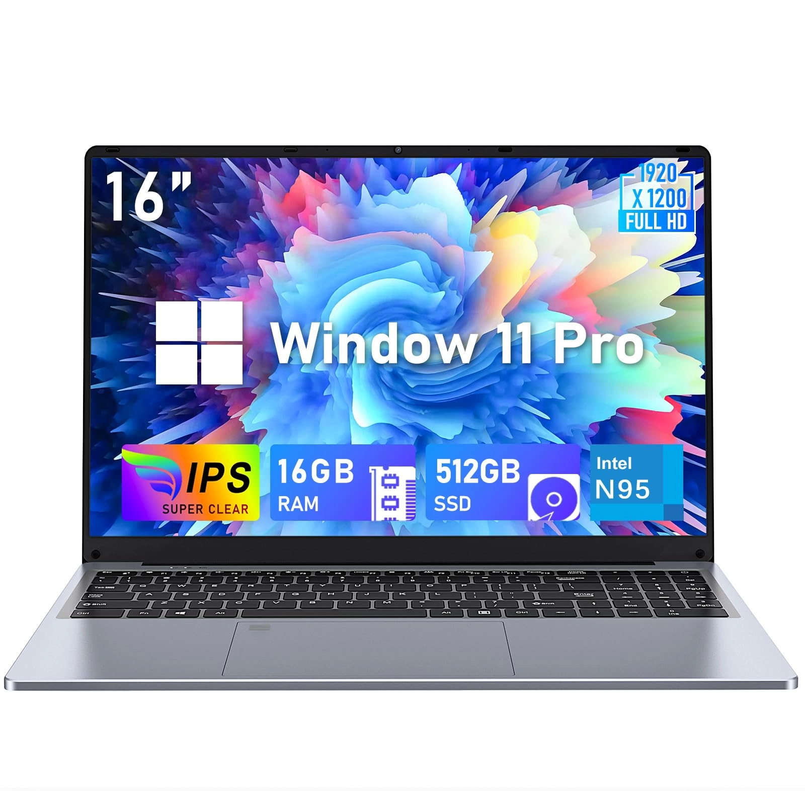 MITUNTUN NY-02 - 16'' Celeron 16GB DDR4 512GB SSD