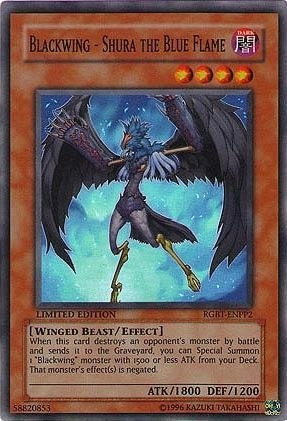 Konami Yu-Gi-Oh! Blackwing - Shura The Blue Flame RGBT-ENPP2