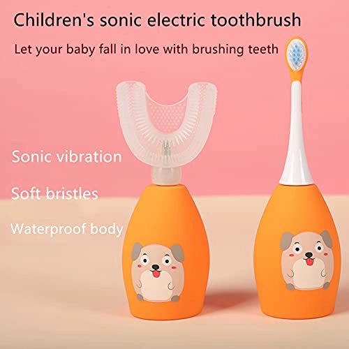 Sonic Smart Toothbrush - IPX7 Waterproof Wireless Induction Charging 3 Brush Heads