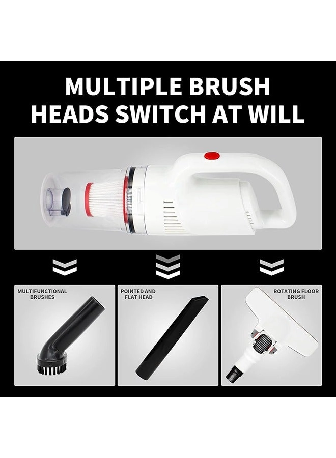4-in-1 Wireless Handheld Vacuum Cleaner - 2000mAh