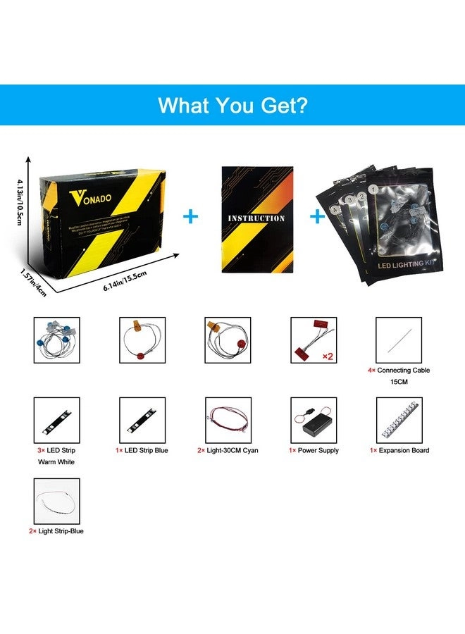 Led Light Kit for LEGO The Justifier 75323