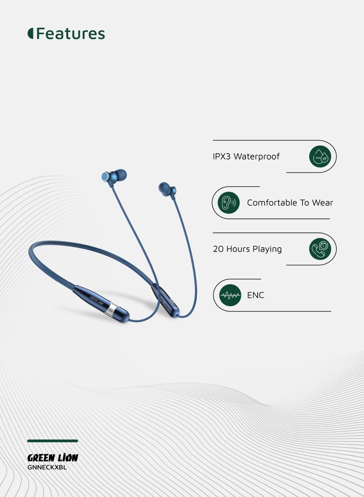 Neck X Wireless Headset