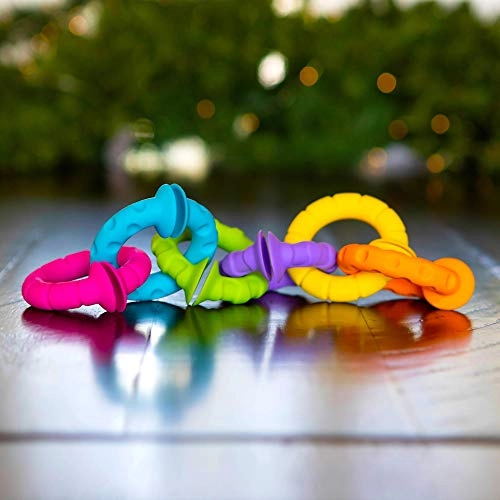 PipSquigz Ringlets - 6 months Silicone 6 pieces