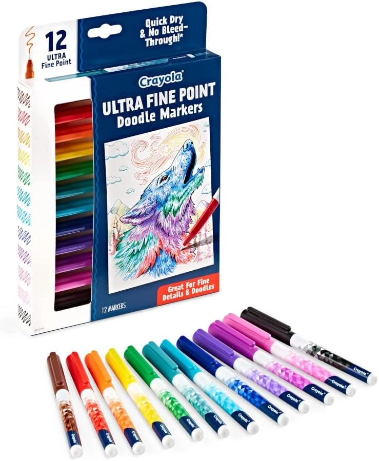 Ultra-Clean Washable Markers - classic colors fine line tip