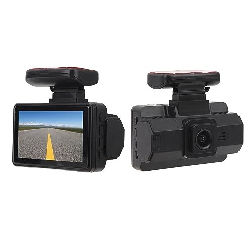 Car Driving Recorder Dual Lens Rotatable Dash Cam - 1080P