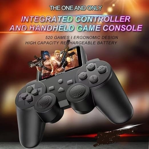 Retro Handheld Gaming Console - 520+ Built-in Games TV Output Rechargeable