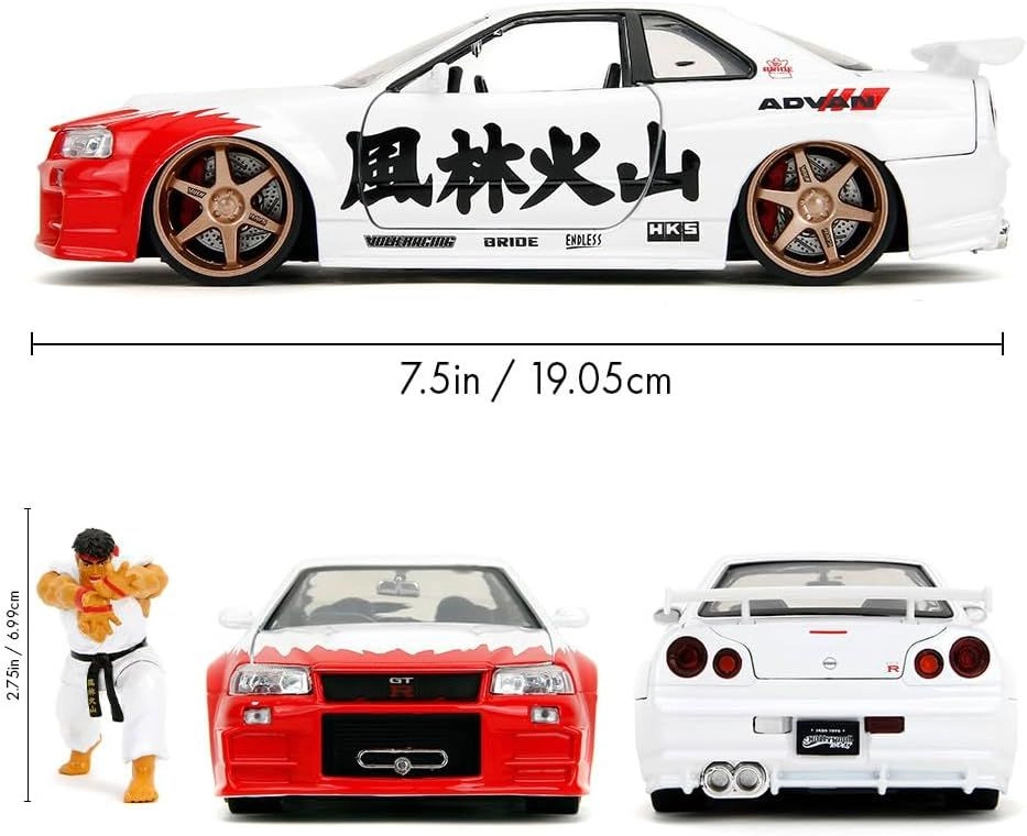Street Fighter Nissan Skyline GTR - 1:24