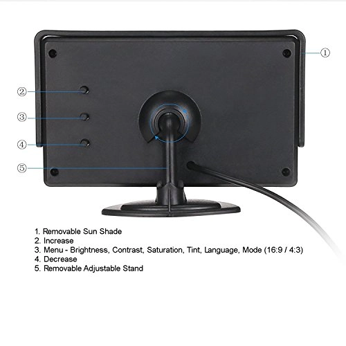 Rear View Reversing Camera - Phono/RCA