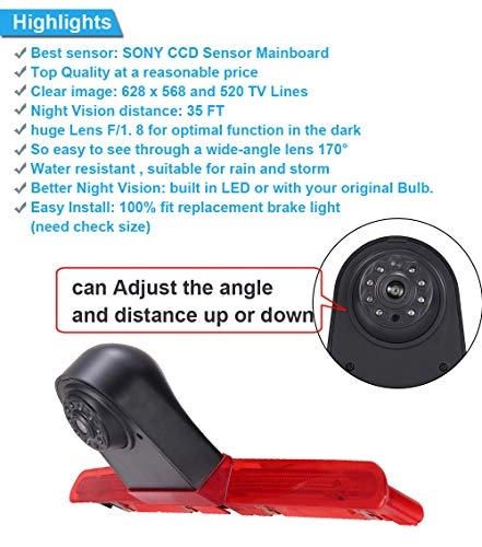 Reversing Camera - Night vision 628 x 586 pixels