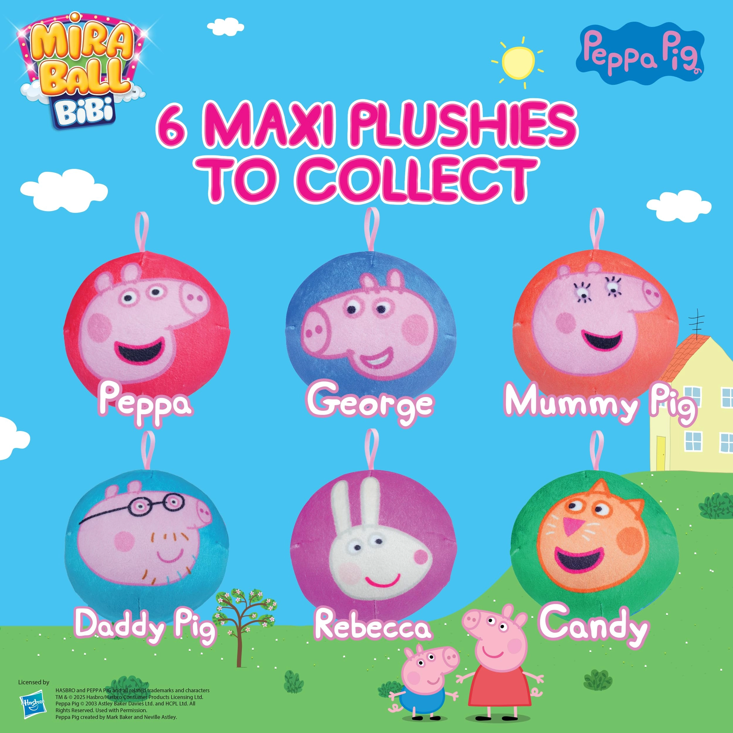 Peppa Pig Bibi - 9.5 cm Memory Foam Expandable