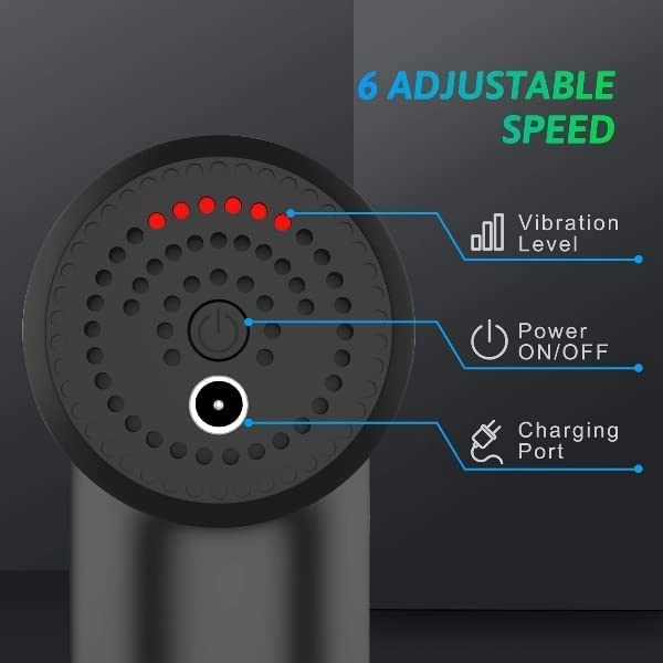 Gun Massager - 8 Heads 32 Gears Massage Gun