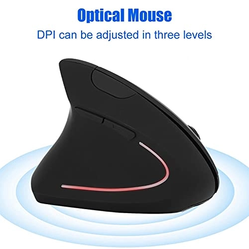 Ergonomic Left-Handed Mouse - USB