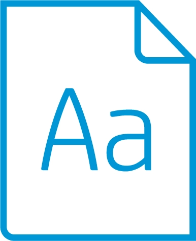 Crisp, sharp text
