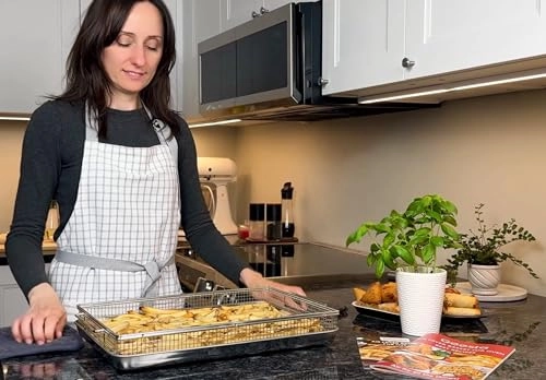 Air Fryer Basket - Stainless Steel 2 Piece