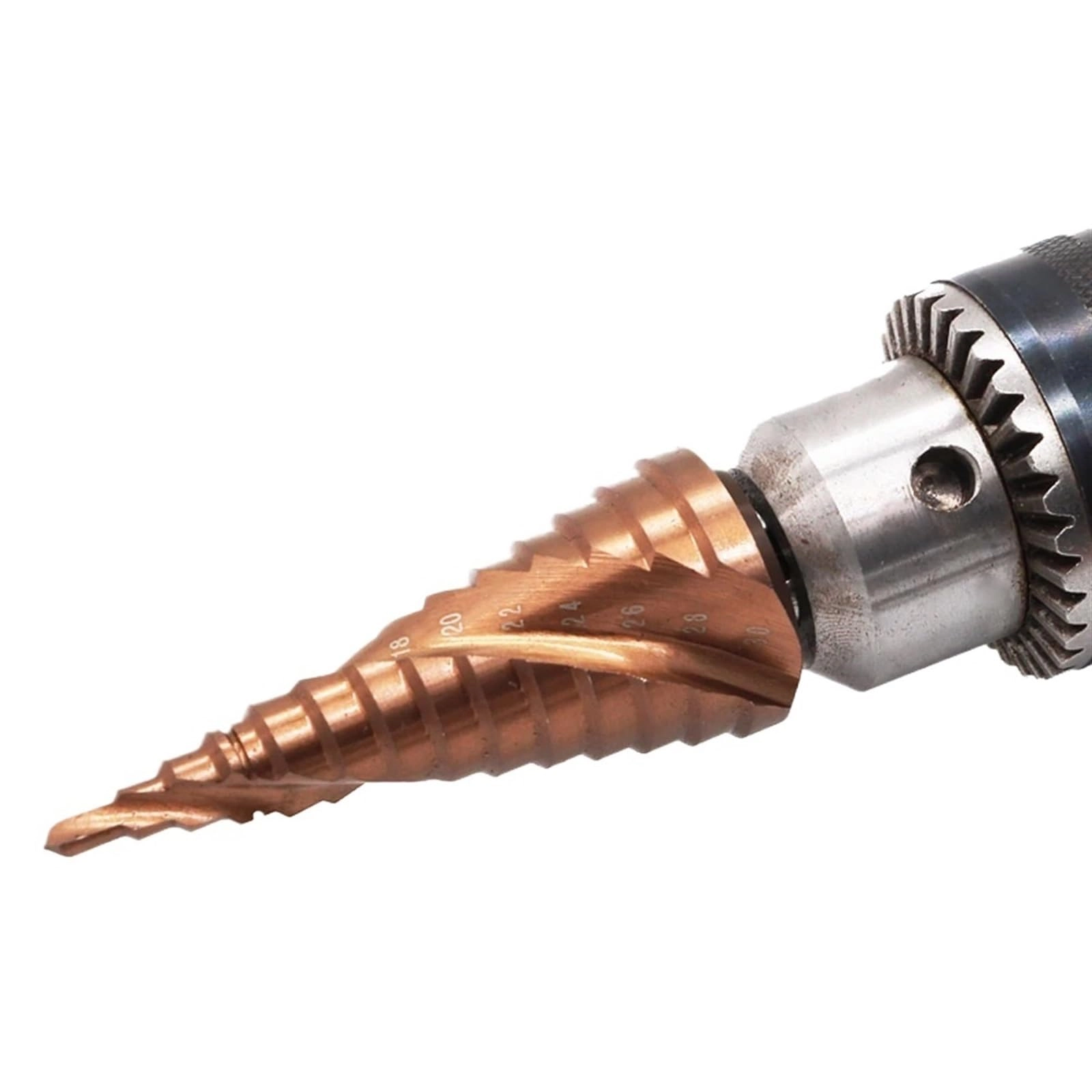 Cobalt Cone Step Drill Bit - Cobalt 1 Piece 3-12/3-14/4-12/4-20/4-22/4-25/4-32/5-21/5-27/6-24mm