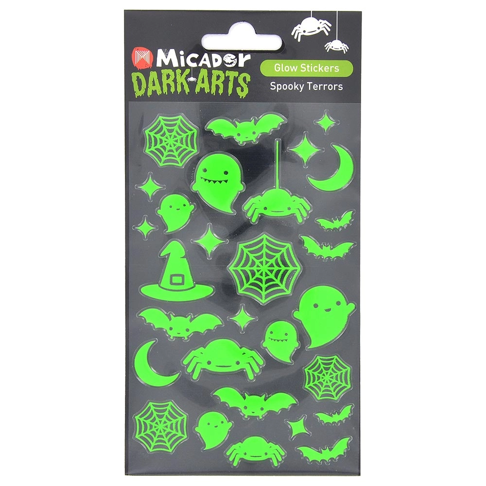 Micador Spooky Terrors Glow Stickers