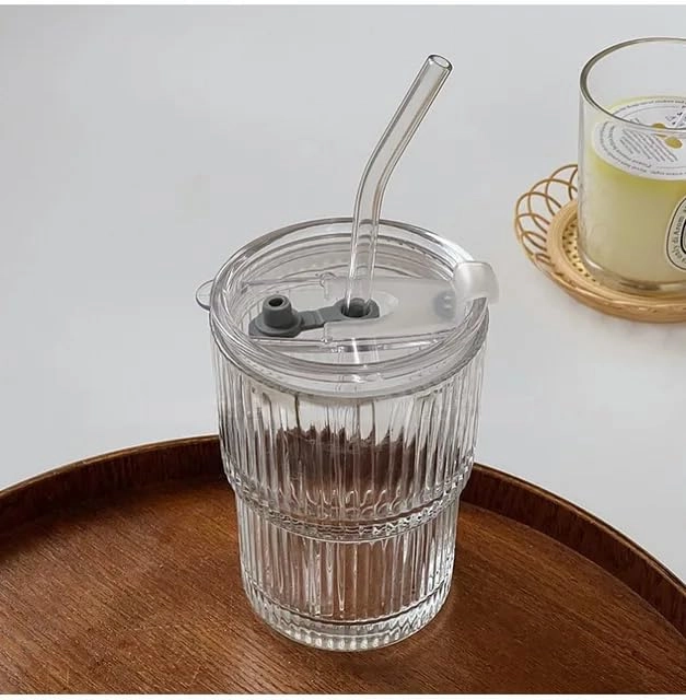 Glass Tumbler - 2 pcs - 370 ml