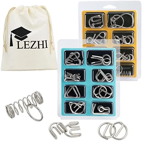 Mercurry Lezhi IQ Toys - Pack of 16 Metallic