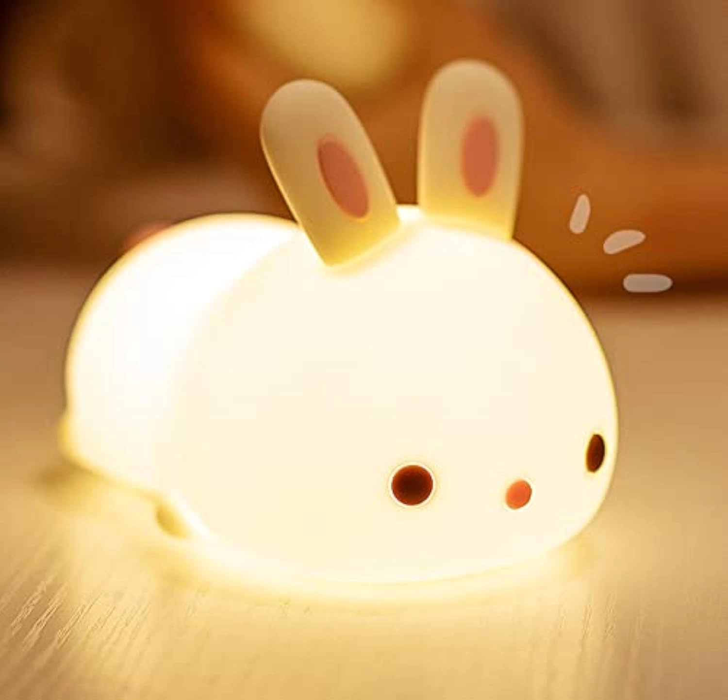 Dimanito Cute Kids Night Light - Rechargeable battery 7 Colors Changing