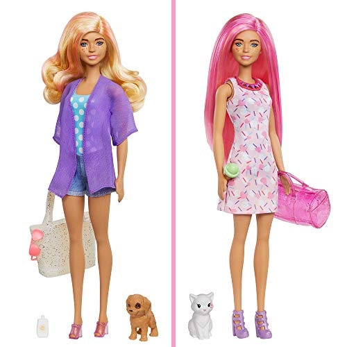 Barbie Color Reveal Doll Set - 25 Surprises 2 Pets Ages 3+