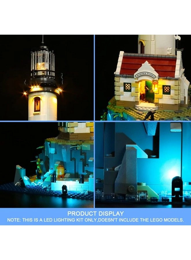 Led Light Kit For Lego Motorized Lighthouse 21335 - Remote Control Version Creative Diy