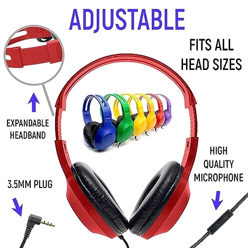 Edspired Wired Headphone 24 Pack
