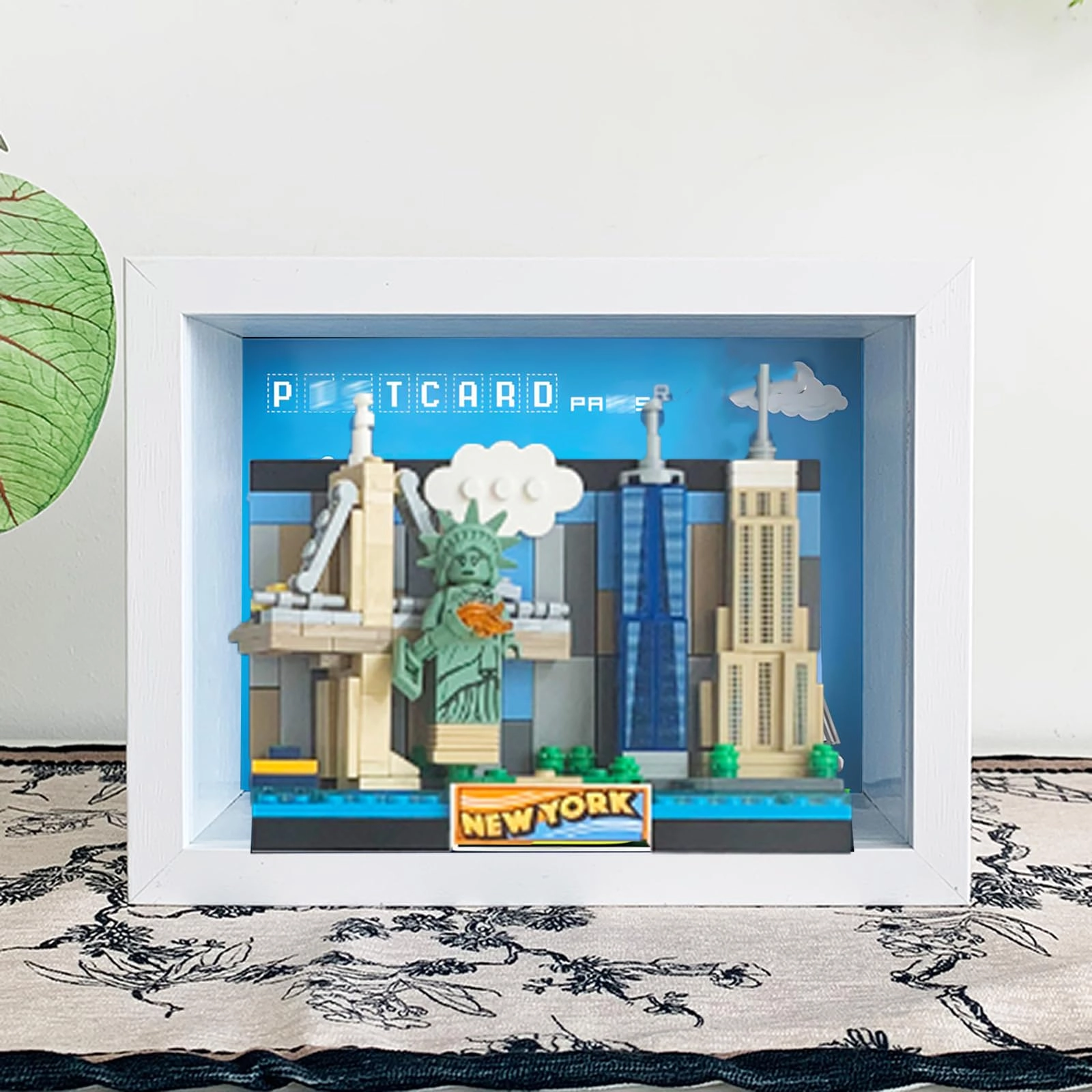 Hook Bracket for Model Display - Wall-Mountable White