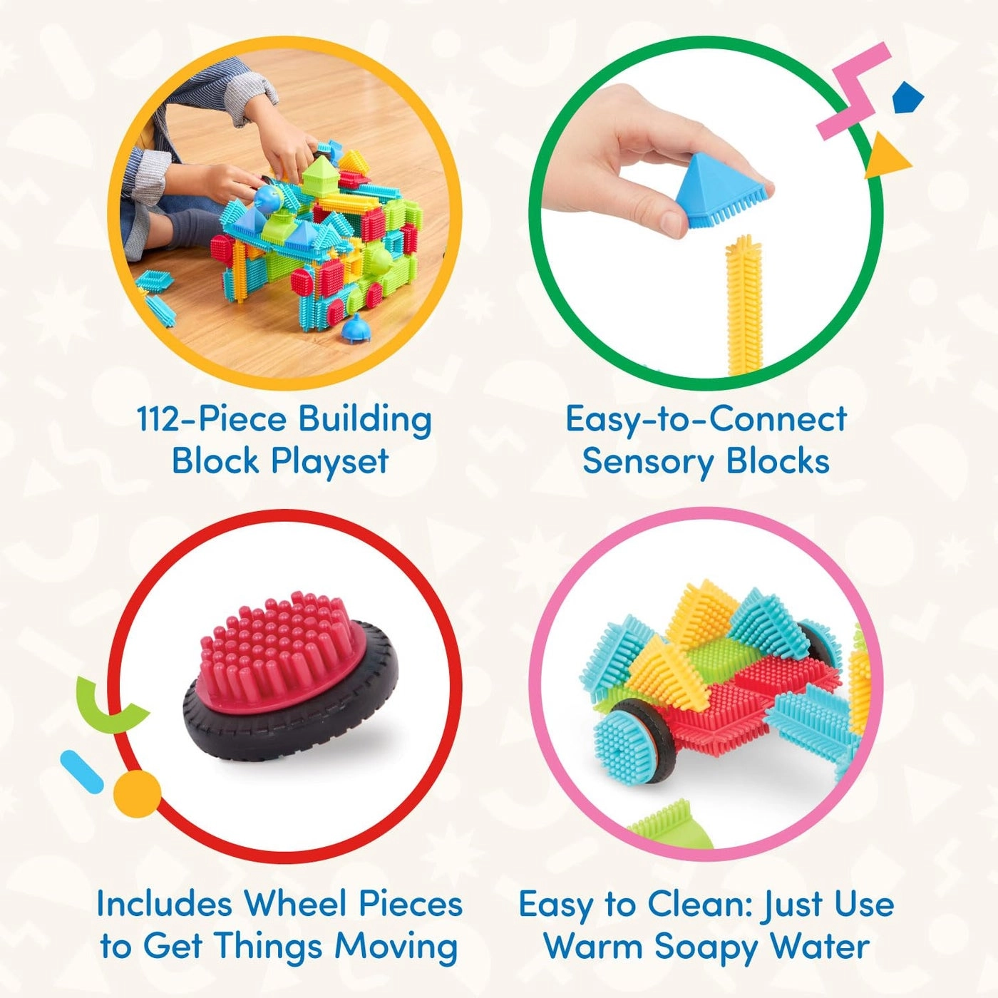 Bristle Blocks - 112 pcs