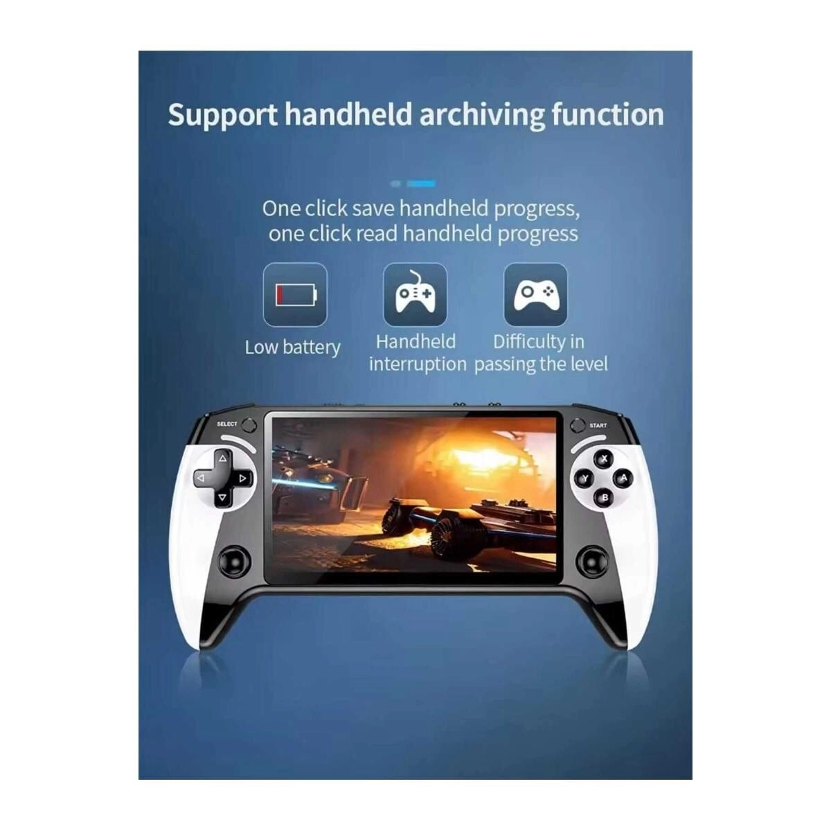 Portable Gaming Controller - Black and White