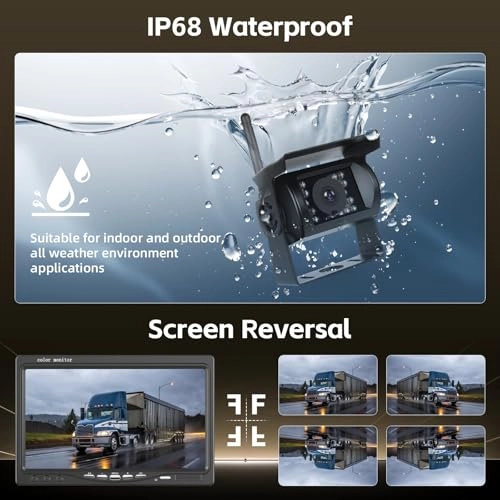 Wireless Digital Backup Camera - Night Vision 1080P