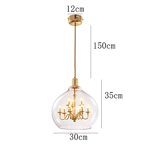 G4 Nordic Art Ball-in-the-ball Chandelier - Dimmable
