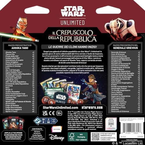 Star Wars: Unlimited - Twilight of the Republic - 2-player Starter